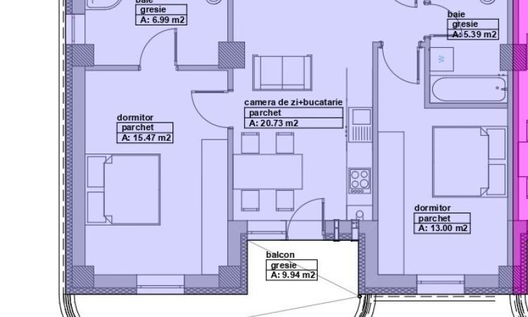 Apartament 3 camere , Lupului ,zona Clinica Somesan