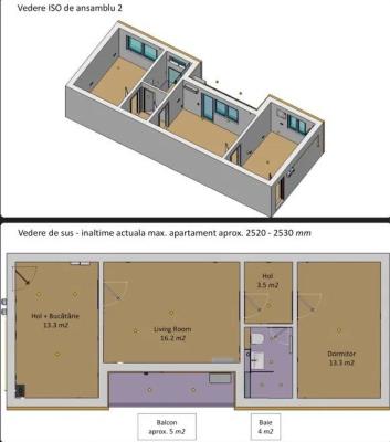 Apartament 2 camere - str. G. Enescu, zona Vivo
