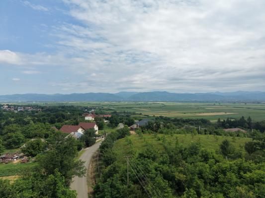Teren intravilan Ardusat, 1000 mp, acces din drum asfaltat