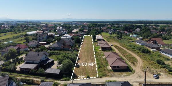 Teren intravilan, 4100 mp – Tăuții-Măgherăuș, zonă centrală rezidențială