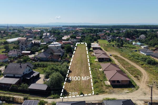 Teren intravilan, 4100 mp – Tăuții-Măgherăuș, zonă centrală rezidențială