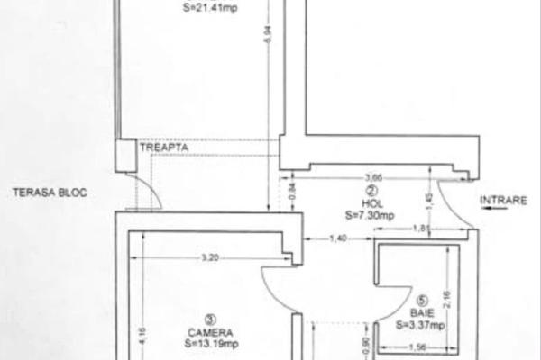 Apartament cu 2 camere - terasă de 60 mp – Zona Progresului, Str. Culturii