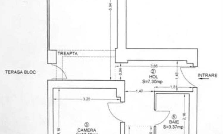 Apartament cu 2 camere - terasă de 60 mp – Zona Progresului, Str. Culturii