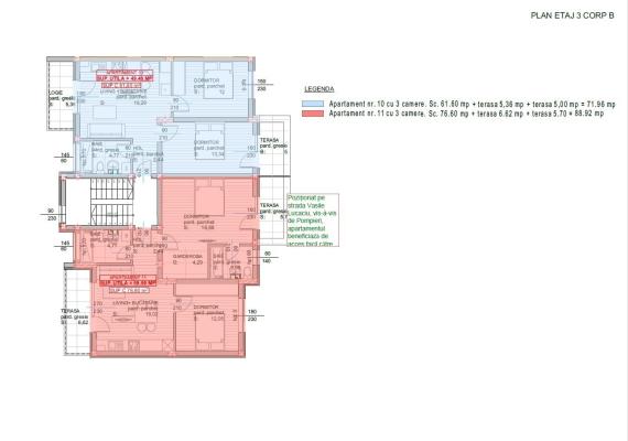 Apartament 3 camere ,Vasile Lucaciu,bloc nou etaj 3