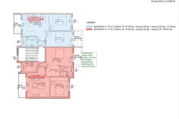 Apartament 3 camere ,Vasile Lucaciu,bloc nou etaj 3