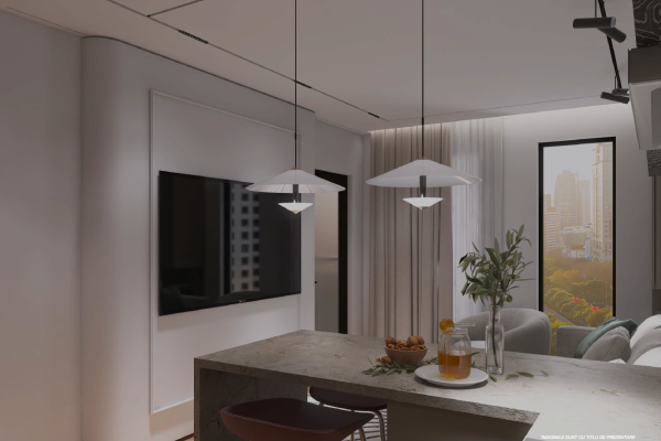 Apartament 3 camere, bloc nou - str. Mihai Eminescu