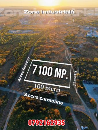 Teren 7.100 mp. zonă industrială, Lângă Auchan Baia Mare