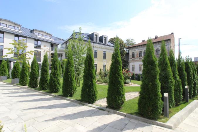 Carmen Sylva Apartment with parking lot. New. 2 rooms for rent- 1st floor
