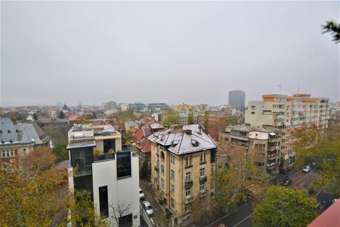 Apartment 3 rooms  + Terrace 50sqm for rent - ASE - Dorobanti area