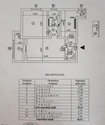 Apartament 2 camere - Primaverii - Televiziune