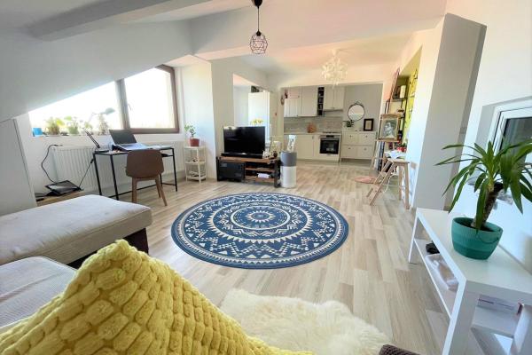 Ap 3 camere -Parc Baziliescu Bucurestii Noi -mansarda- Modern
