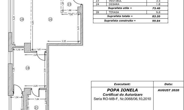 3 Camere 2021 - Papazoglu - Nerva Traian - Comision 0%