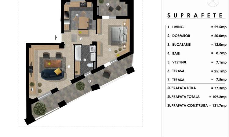2 Camere 2021 - Papazoglu - Nerva Traian - Comision 0%