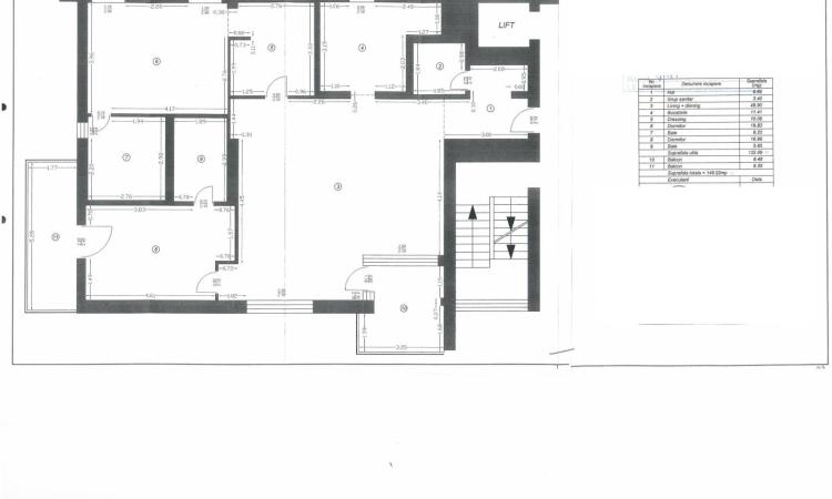 Apartament 3 camere LUX - Baneasa - loc parcare - 132mp - 3 bai - 2 terase
