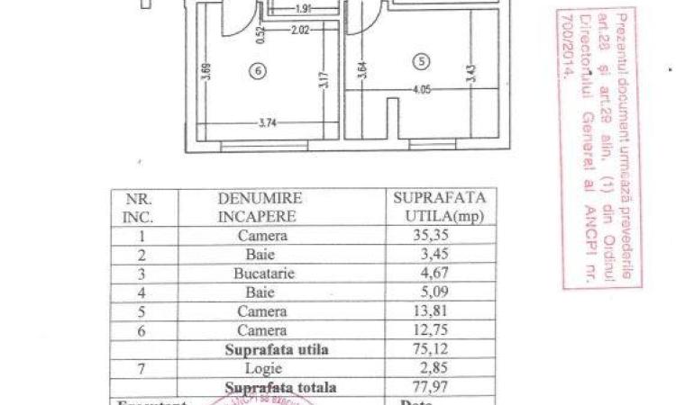 3 camere lux - parcare subterana - Metrou Straulesti - Sisesti