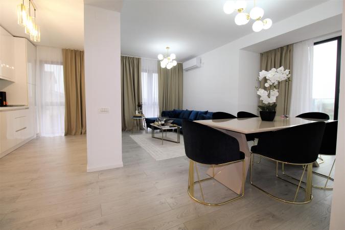 Apartament 3 camere LUX -Sisesti - imobil 2020-loc parcare-incalzire pardoseala