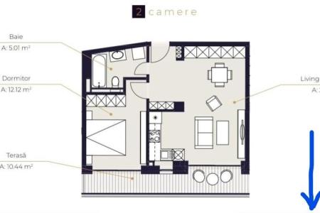 2 camere Lux, Mall Promenada