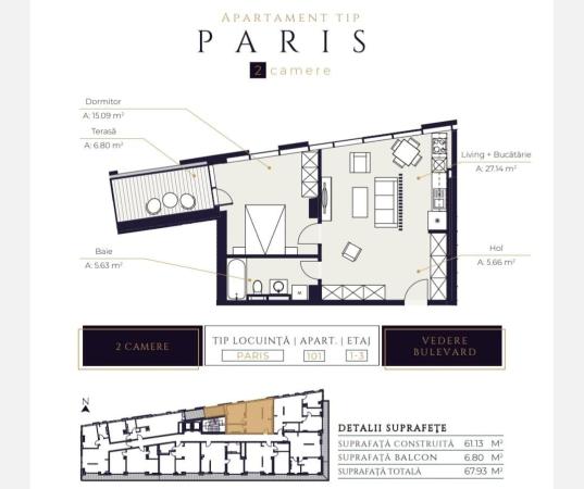 2 camere Lux,  Mall Promenada