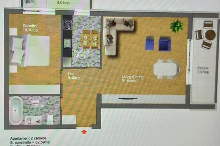 2 camere vis-a-vis de Mall Baneasa, incalzire in pardoseala-Comision 0%