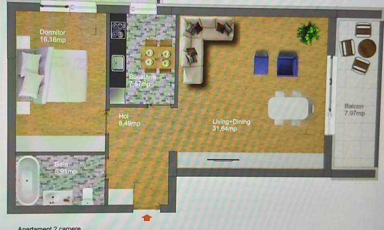 2 camere vis-a-vis de Mall Baneasa, incalzire in pardoseala-Comision 0%