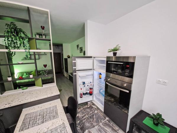 Garsonieră cu GRĂDINĂ de 20mp-Ideal SPAȚIU BIROU-Mobilă inclusă după preferințe