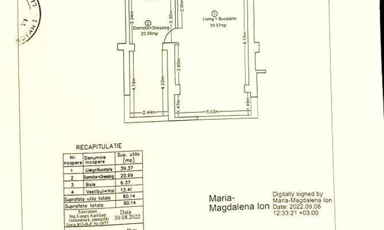 Apartament cu 2 Camere in zona Pipera
