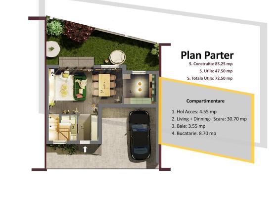 4 Rooms | 4 Baths | Useful 183sqm| Premium residential project | Damaroaia Area