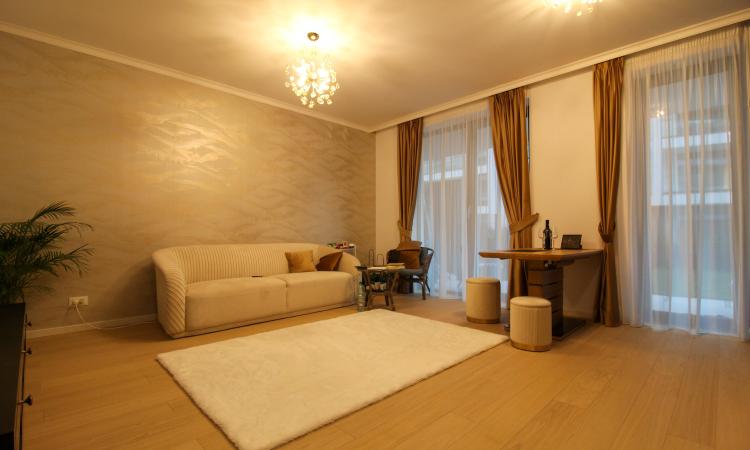 2 camere | Curte 46mp | Complet mobilat si utilat | The Ivy Residence | Baneasa