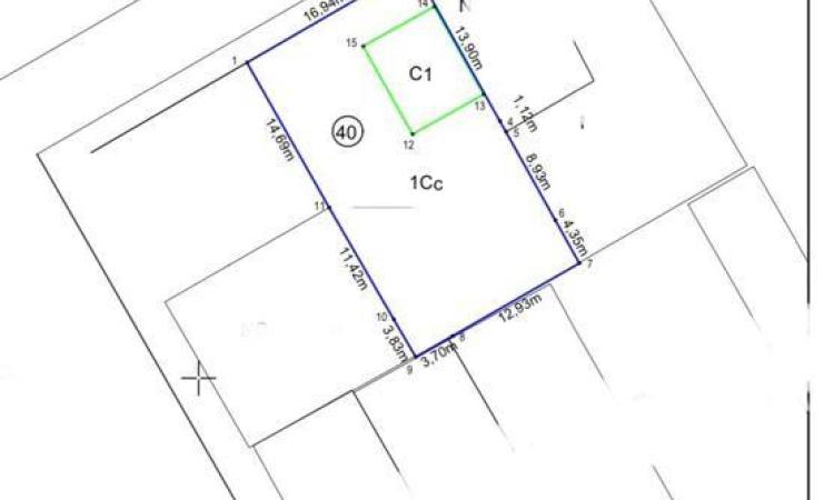Teren constructii - Parc Bazilescu la 850 M - 504 MP - 17 m deschidere