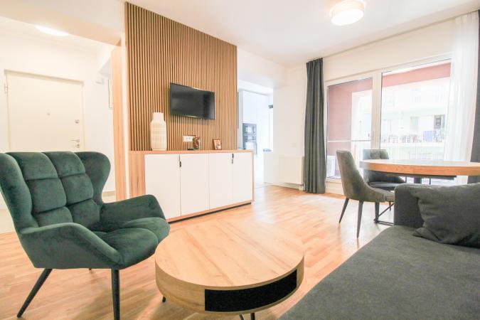 2 Camere 53 mp utili - Marmura Residence Jiului - lux prima inchiriere + parcare