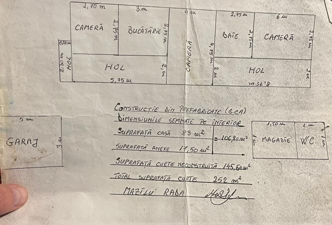 Casă bătrâneasca cu teren în Ghencea