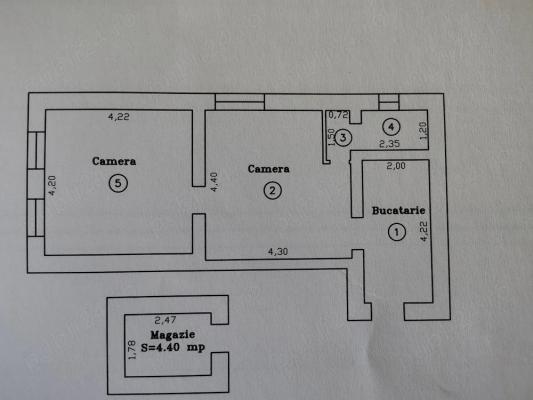 Apartament 2 camere, zona Mehala