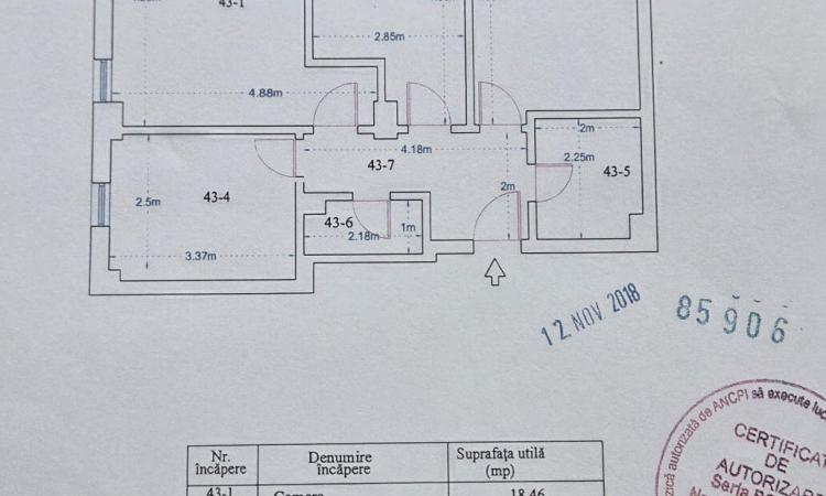 3 Camere - Bloc Nou - Parcul Teilor