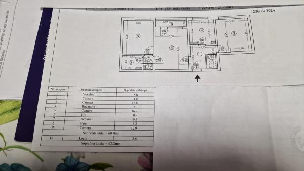 3 Camere - Parcul Moghioros - Nemobiliat