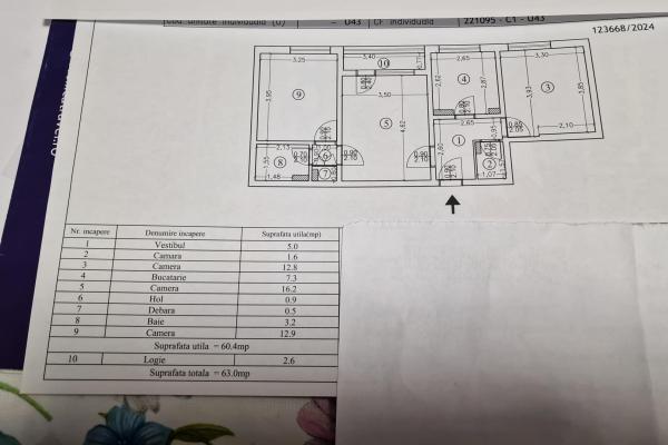 3 Camere - Parcul Moghioros - Nemobiliat