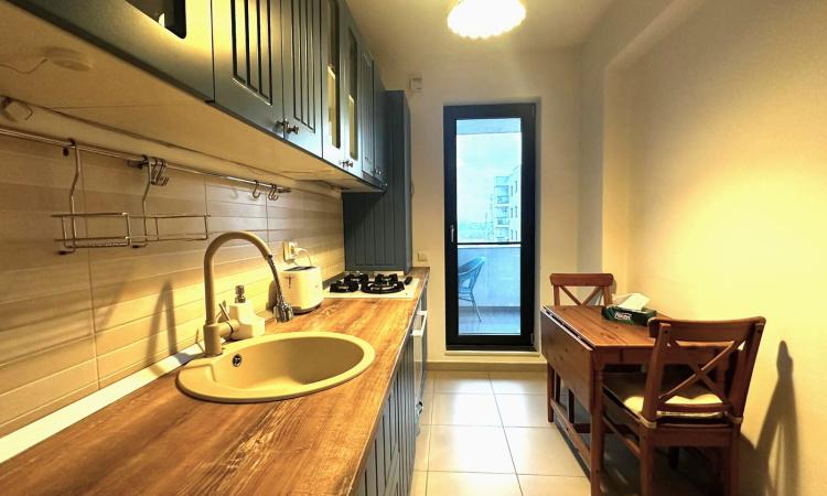 Apartament 2 camere premium|Greenfield, Baneasa|Loc parcare|Terasa