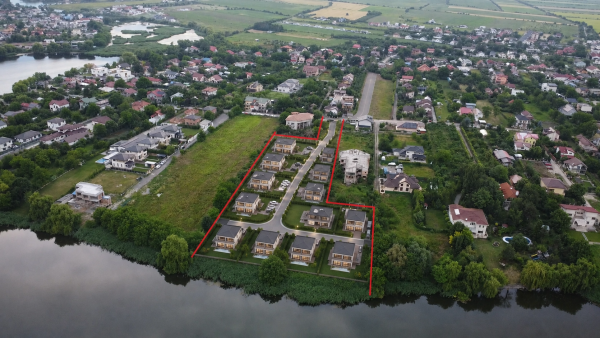 Corbeanca - Teren intravilan cu 88mp deschidere la lac