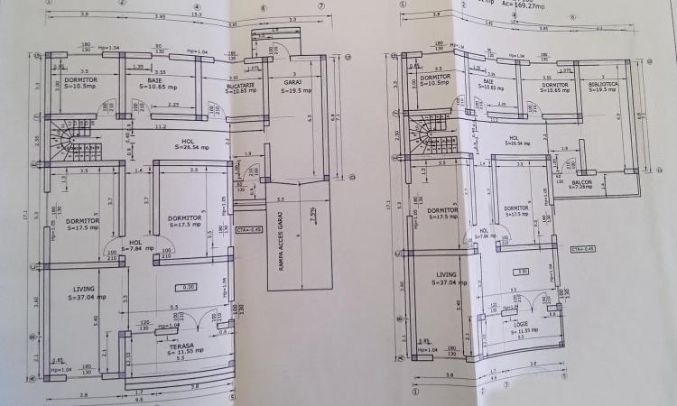 Vila P+1+M - 12 camere - Adunatii Copaceni