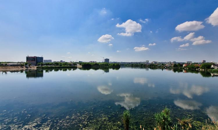 Pantelimon - Dobroesti vedere lac Fundeni