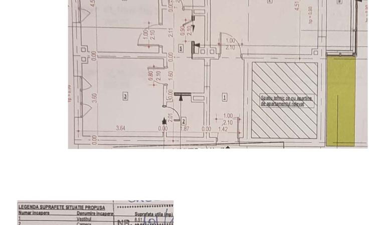 Rahova - Sublocotenent Popa - apartament 2 camere 69 mp