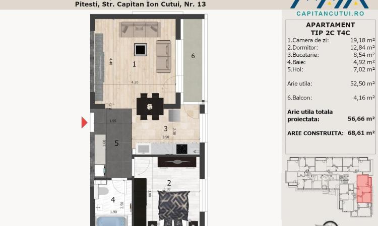 Apartament Premium | Pitesti Nord | Central | Langa padure | Negru Voda