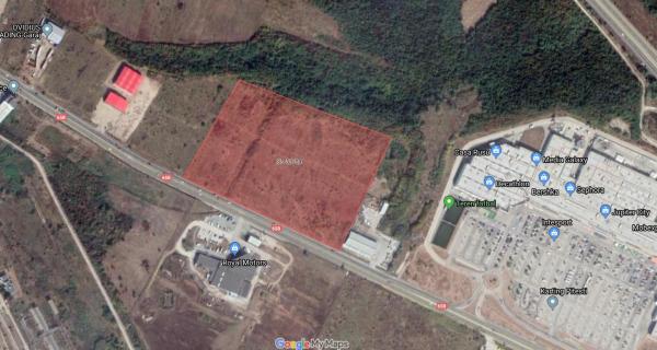 Teren in zona comerciala | Vama Pitesti |  S: 50.000 mp | Deschidere 270m | Autostrada