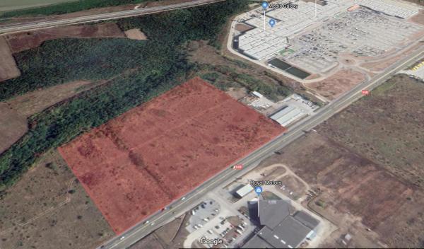Teren in zona comerciala | Vama Pitesti |  S: 50.000 mp | Deschidere 270m | Autostrada