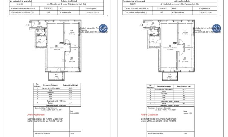 Apartament Premium cu CF | Zorilor Cluj-Napoca | Strada Melodiei | Central