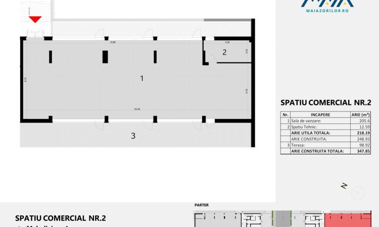 Spatiu comercial cu CF | Clinica | Birouri | Cluj Napoca | Zorilor | Waldorf | Golden Tulip