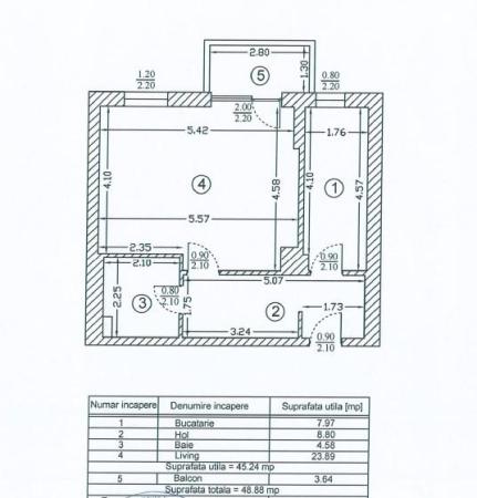 SECTOR 1 | BUCURESTII NOI | METROU | STUDIO DE LUX MOBILAT SI UTILAT