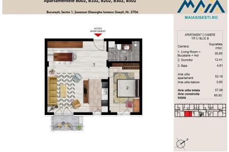 2 CAMERE | SISESTI | BUCURESTI SECTOR 1 | LANGA METROU | FINISAJE PREMIUM