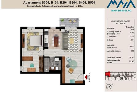 2 CAMERE | FINISAJE PREMIUM | SISESTI | LANGA METROU STRAULESTI