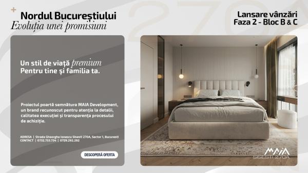 3 CAMERE | FINISAJE PREMIUM | SISESTI | LANGA METROU STRAULESTI