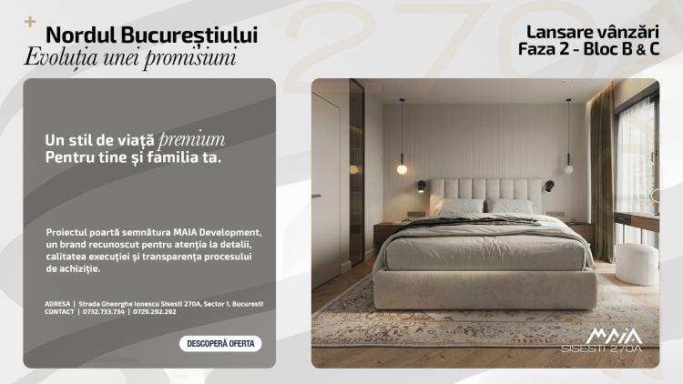 3 CAMERE | FINISAJE PREMIUM | SISESTI | LANGA METROU STRAULESTI